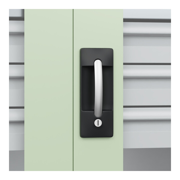 C+P Armoire lourde Acurado Pro 1950 x 1000 x 600 mm 9016/6019