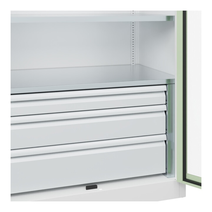C+P Armoire lourde Acurado Pro 1950 x 1000 x 600 mm 9016/6019