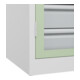C+P Armoire lourde Acurado Pro 1950 x 1000 x 600 mm 9016/6019