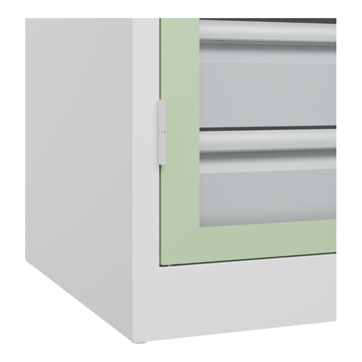 C+P Armoire lourde Acurado Pro 1950 x 1000 x 600 mm 9016/6019