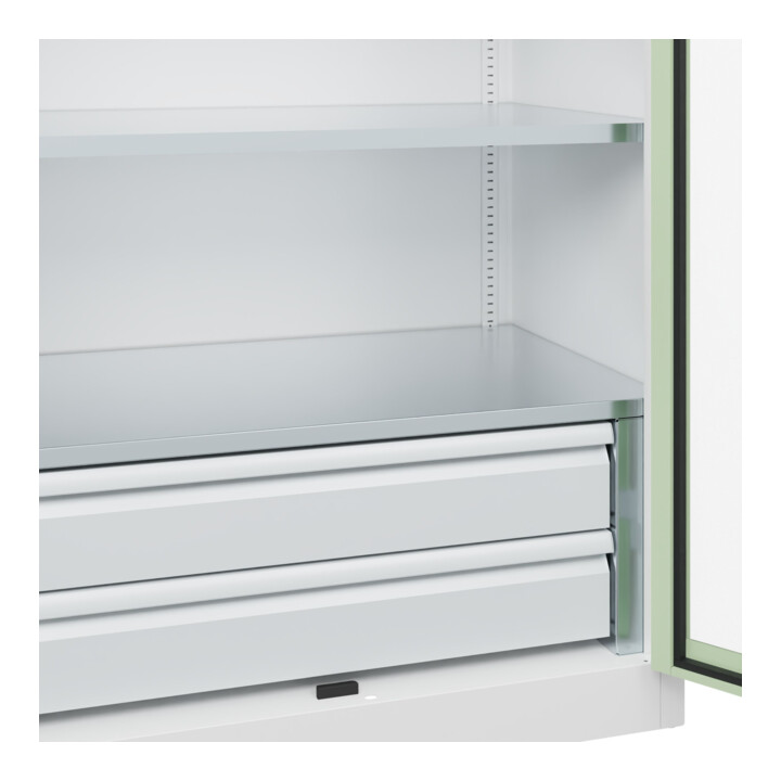C+P Armoire lourde Acurado Pro 1950 x 1000 x 600 mm 9016/6019