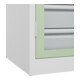 C+P Armoire lourde Acurado Pro 1950 x 1000 x 600 mm 9016/6019