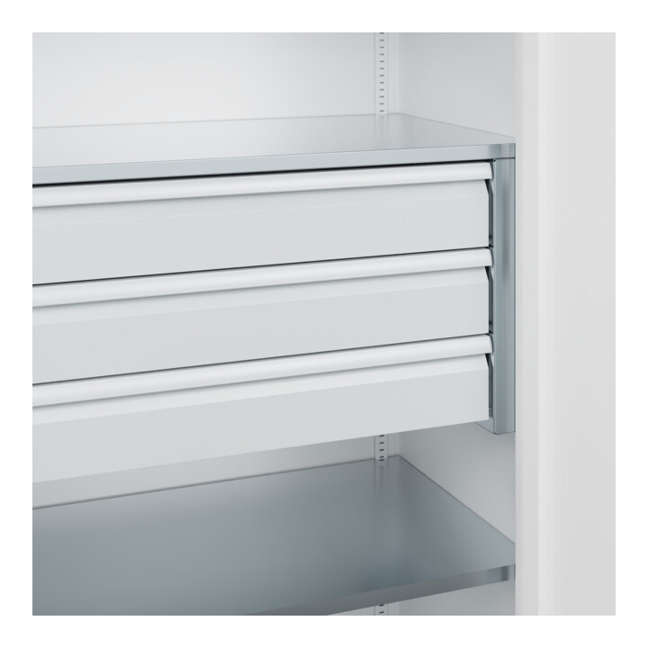 C+P Armoire lourde Acurado Pro 1950 x 1000 x 600 mm 9016/9016