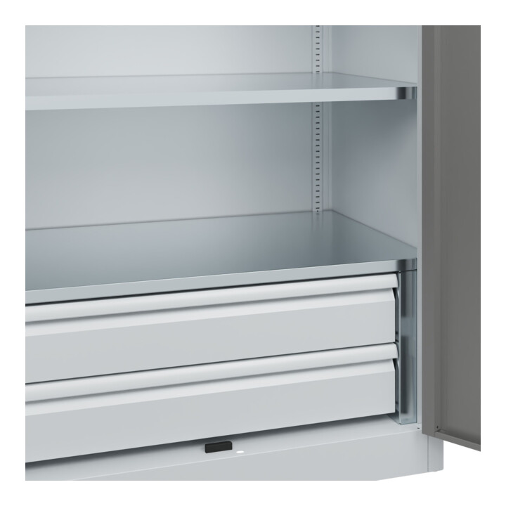 C+P Armoire lourde Acurado Pro 1950 × 1000 × 600 mm avec tiroirs