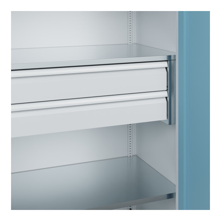 C+P Armoire lourde Acurado Pro 1950 x 1000 x 600 mm avec tiroirs