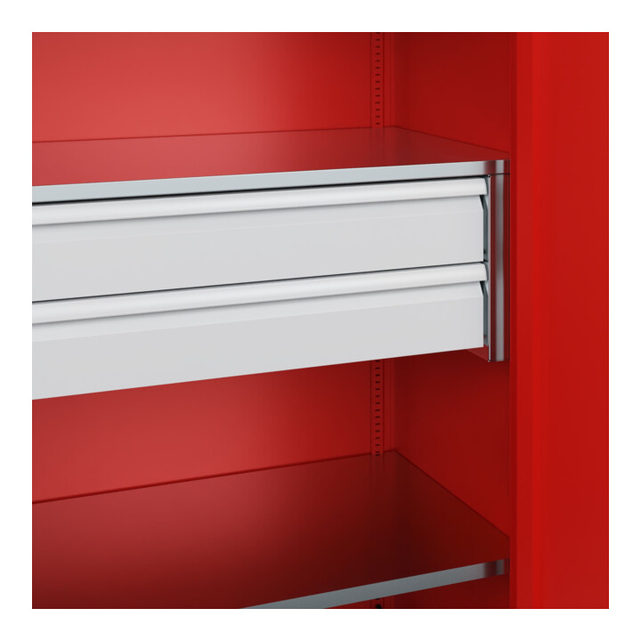 C+P Armoire lourde Acurado Pro 1950 × 1000 × 600 mm avec tiroirs