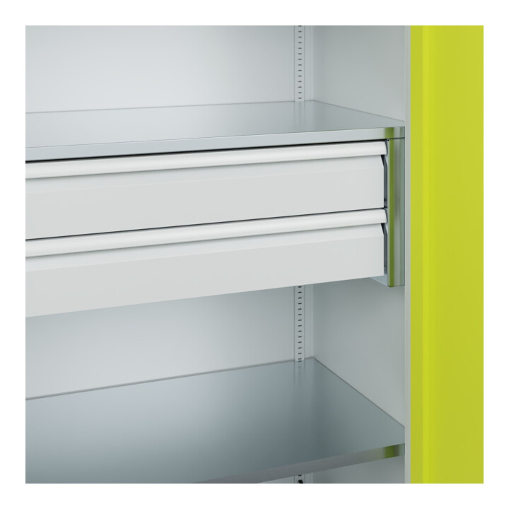 C+P Armoire lourde Acurado Pro 1950 x 1000 x 600 mm avec tiroirs