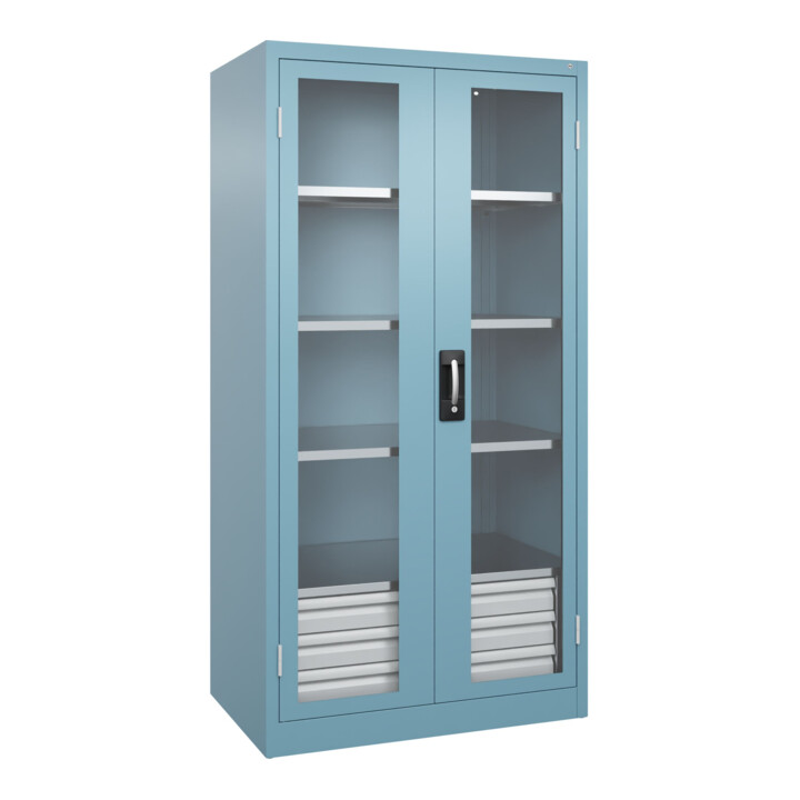 C+P Armoire lourde Acurado Pro 1950 x 1000 x 600 mm avec tiroirs