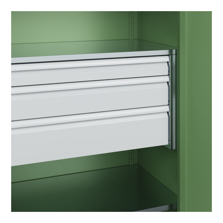 C+P Armoire lourde Acurado Pro 1950 x 1000 x 600 mm avec tiroirs