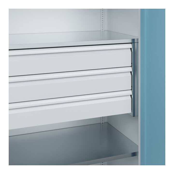 C+P Armoire lourde Acurado Pro 1950 x 1000 x 600 mm avec tiroirs