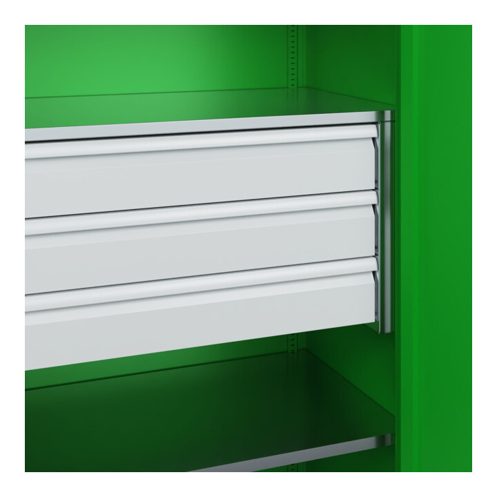 C+P Armoire lourde Acurado Pro 1950 x 1000 x 600 mm avec tiroirs