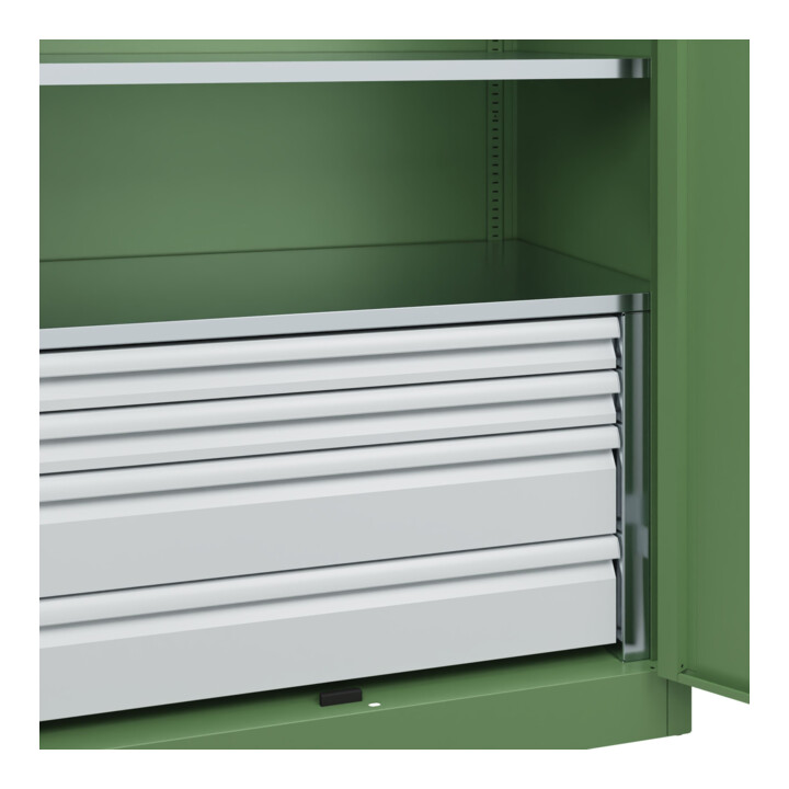 C+P Armoire lourde Acurado Pro 1950 × 1000 × 600 mm avec tiroirs