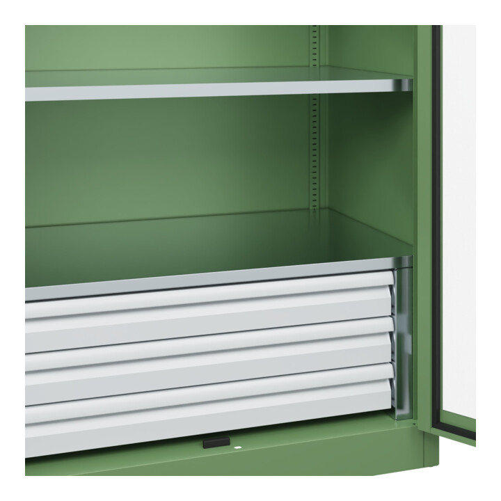 C+P Armoire lourde Acurado Pro 1950 × 1000 × 600 mm avec tiroirs