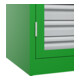 C+P Armoire lourde Acurado Pro 1950 × 1000 × 600 mm avec tiroirs