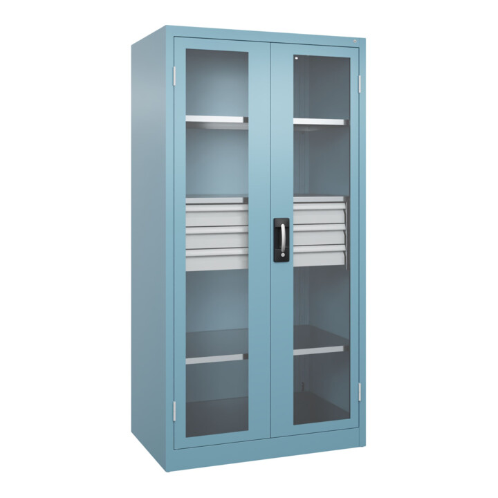 C+P Armoire lourde Acurado Pro 1950 x 1000 x 600 mm avec tiroirs