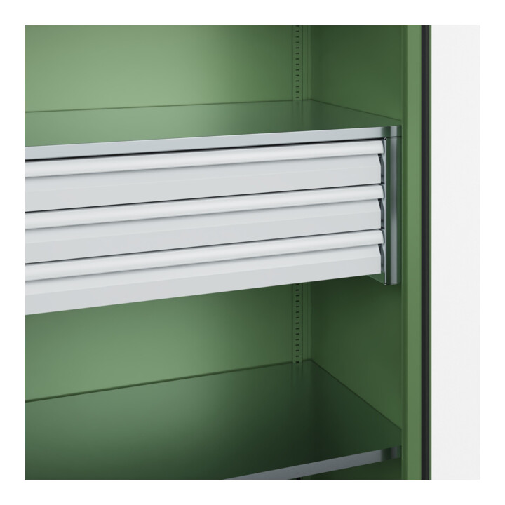 C+P Armoire lourde Acurado Pro 1950 × 1000 × 600 mm avec tiroirs