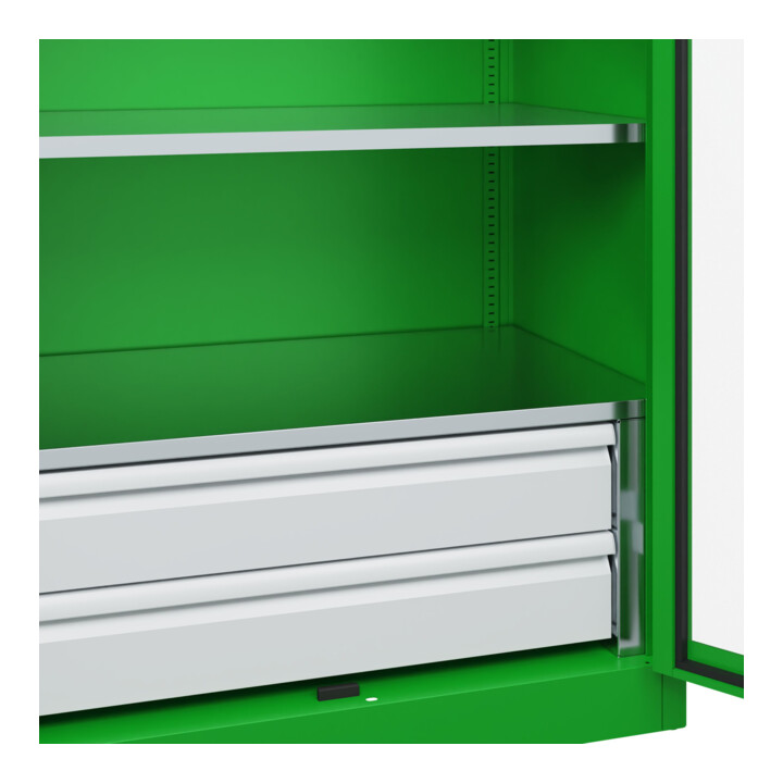 C+P Armoire lourde Acurado Pro 1950 x 1000 x 600 mm avec tiroirs