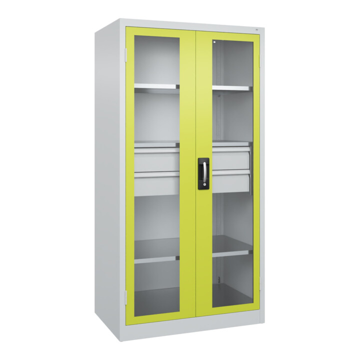 C+P Armoire lourde Acurado Pro 1950 x 1000 x 600 mm avec tiroirs