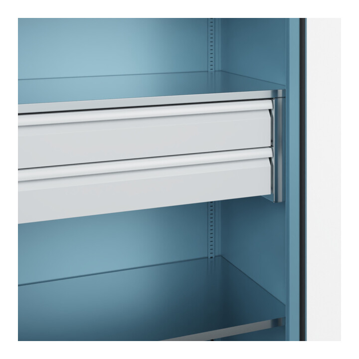 C+P Armoire lourde Acurado Pro 1950 × 1000 × 600 mm avec tiroirs