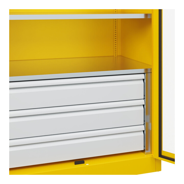 C+P Armoire lourde Acurado Pro 1950 x 1000 x 600 mm avec tiroirs