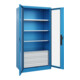 C+P Armoire lourde Acurado Pro 1950 x 1000 x 600 mm avec tiroirs bleu