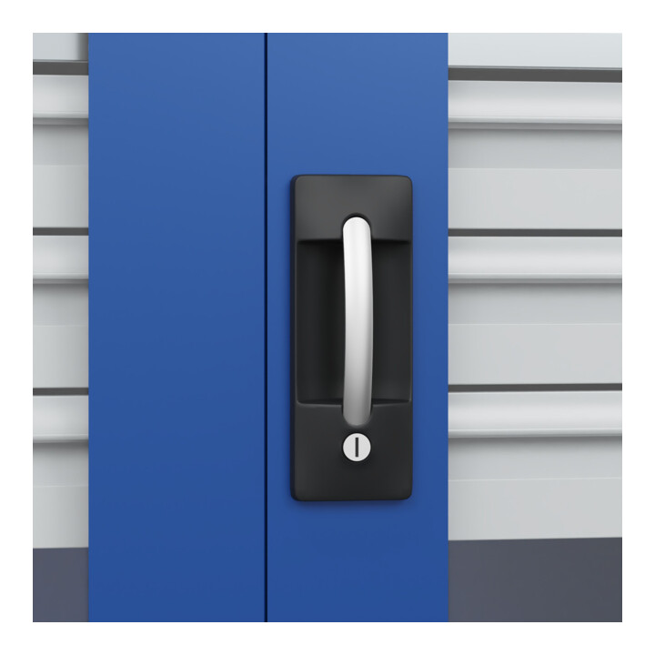 C+P Armoire lourde Acurado Pro 1950 × 1000 × 600 mm bleu