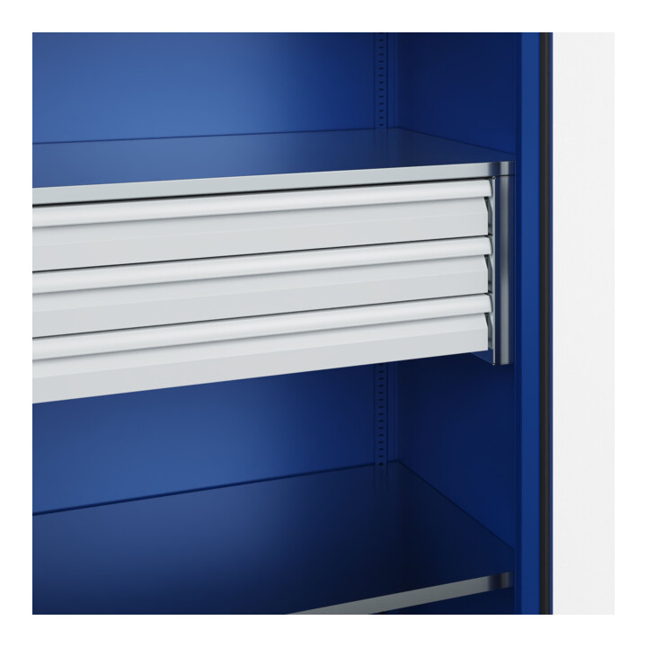 C+P Armoire lourde Acurado Pro 1950 × 1000 × 600 mm bleu