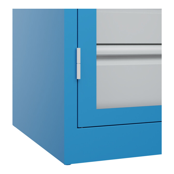 C+P Armoire lourde Acurado Pro 1950 × 1000 × 600 mm bleu