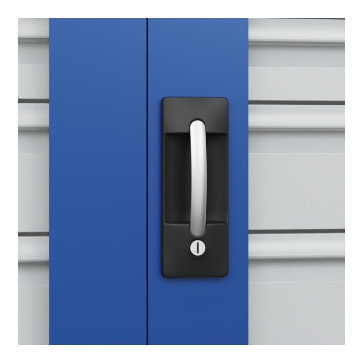 C+P Armoire lourde Acurado Pro 1950 × 1000 × 600 mm bleu