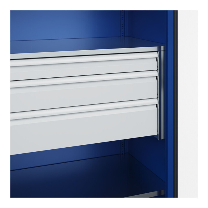 C+P Armoire lourde Acurado Pro 1950 × 1000 × 600 mm bleu