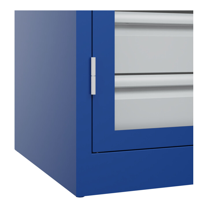 C+P Armoire lourde Acurado Pro 1950 × 1000 × 600 mm bleu