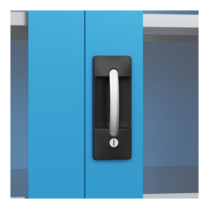 C+P Armoire lourde Acurado Pro 1950 × 1000 × 600 mm bleu clair