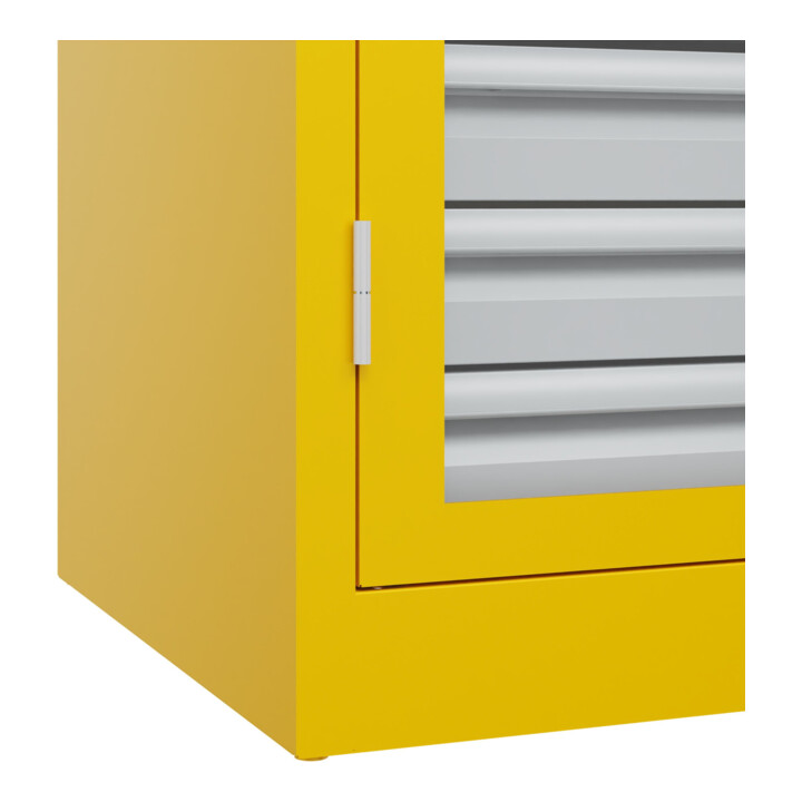 C+P Armoire lourde Acurado Pro 1950 x 1000 x 600 mm RAL 1023
