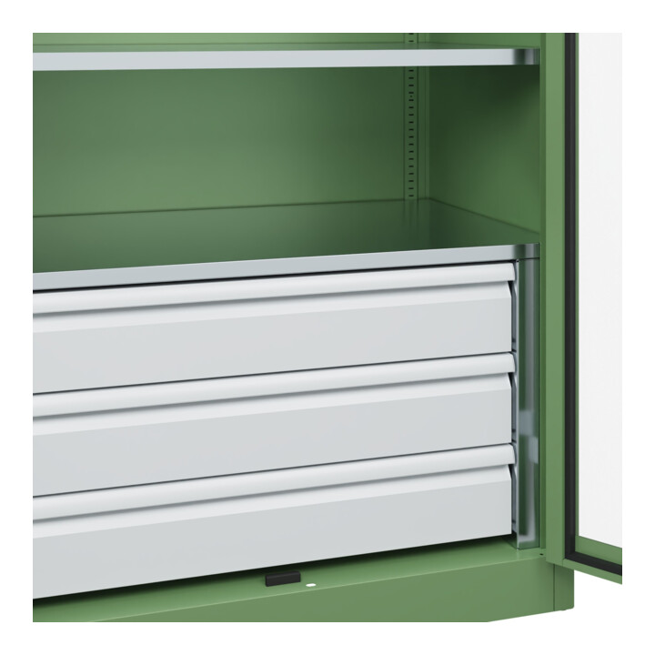 C+P Armoire lourde Acurado Pro 1950 × 1000 × 600 mm vert