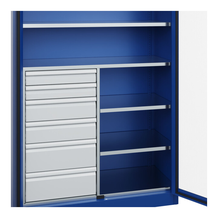 C+P Armoire lourde Acurado Pro 1950 x 1200 x 500 mm 5010/5010