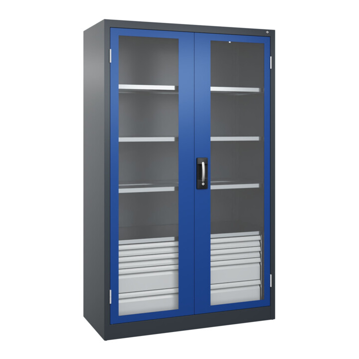 C+P Armoire lourde Acurado Pro 1950 x 1200 x 500 mm 7016/5010