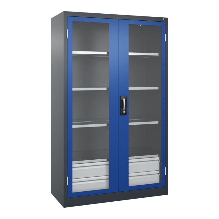 C+P Armoire lourde Acurado Pro 1950 x 1200 x 500 mm 7016/5010