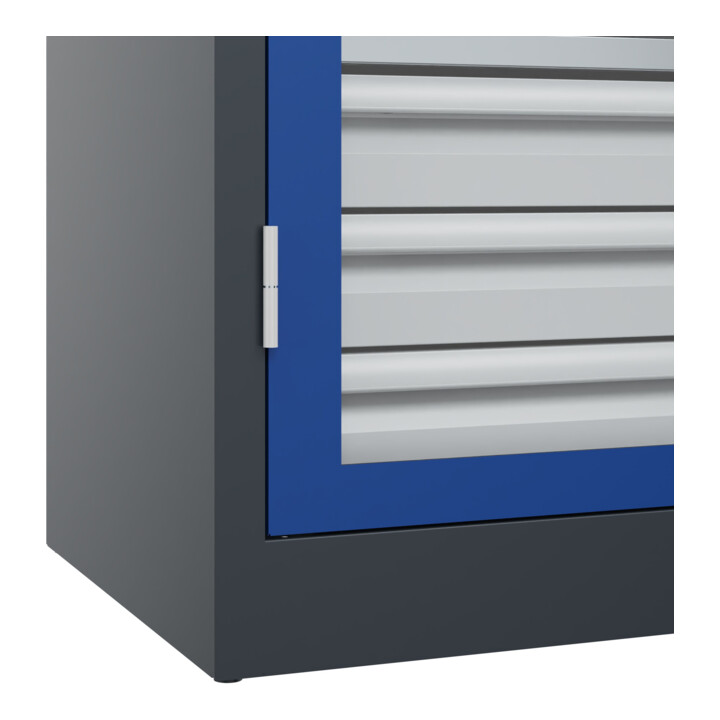 C+P Armoire lourde Acurado Pro 1950 x 1200 x 500 mm 7016/5010