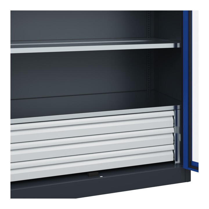 C+P Armoire lourde Acurado Pro 1950 x 1200 x 500 mm 7016/5010