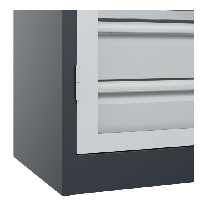 C+P Armoire lourde Acurado Pro 1950 x 1200 x 500 mm 7016/7035