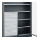 C+P Armoire lourde Acurado Pro 1950 x 1200 x 500 mm 7016/7035