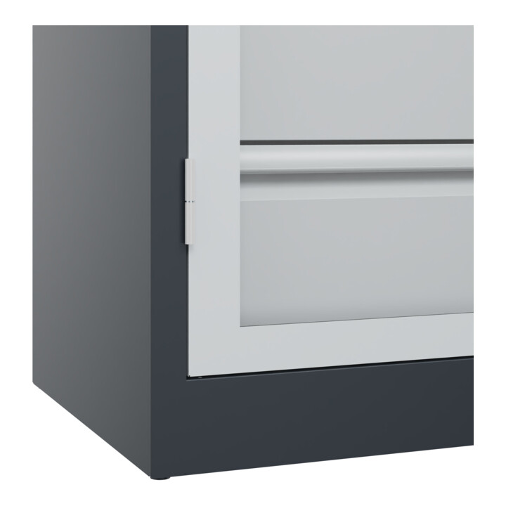 C+P Armoire lourde Acurado Pro 1950 x 1200 x 500 mm 7016/7035
