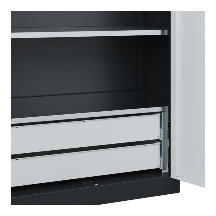 C+P Armoire lourde Acurado Pro 1950 x 1200 x 500 mm 7021/7035