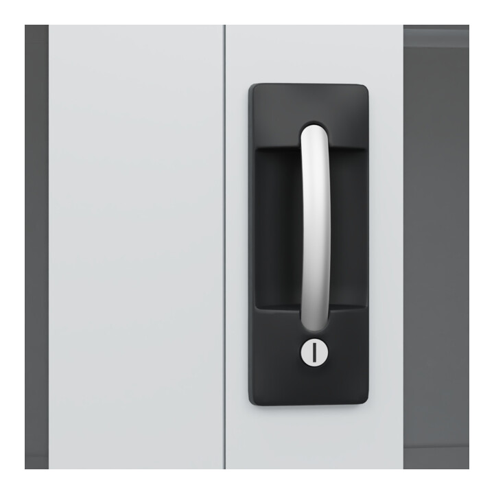 C+P Armoire lourde Acurado Pro 1950 x 1200 x 500 mm 7021/7035