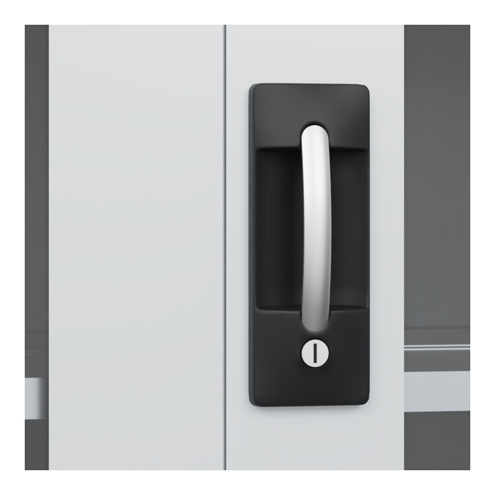 C+P Armoire lourde Acurado Pro 1950 x 1200 x 500 mm 7021/7035