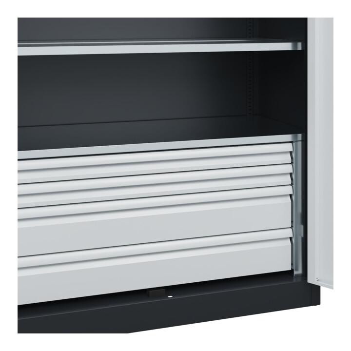 C+P Armoire lourde Acurado Pro 1950 x 1200 x 500 mm 7021/7035