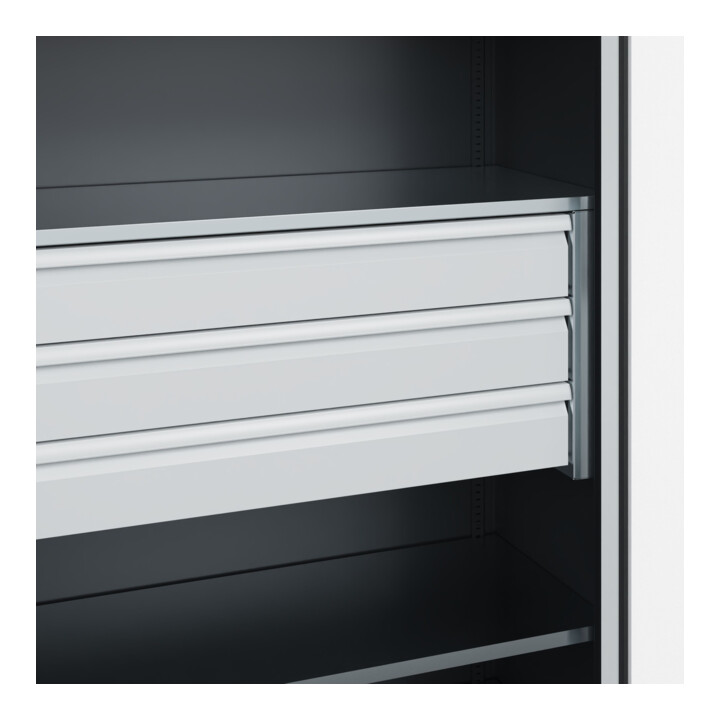 C+P Armoire lourde Acurado Pro 1950 x 1200 x 500 mm 7021/7035