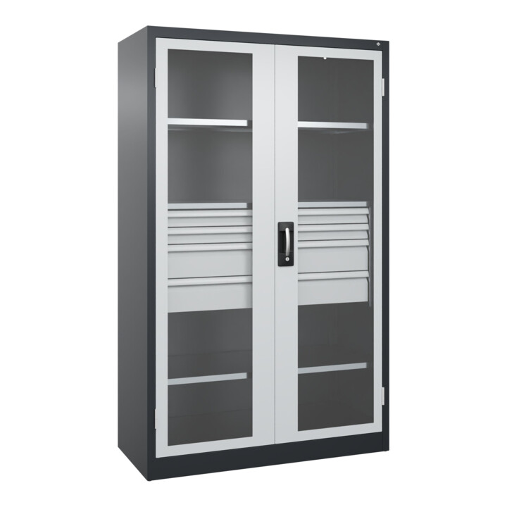 C+P Armoire lourde Acurado Pro 1950 x 1200 x 500 mm 7021/7035
