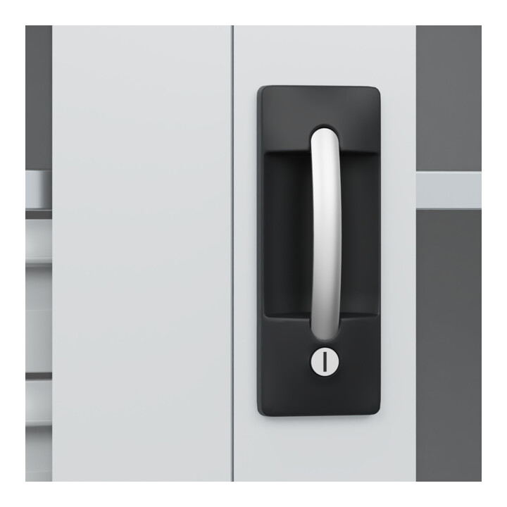 C+P Armoire lourde Acurado Pro 1950 x 1200 x 500 mm 7021/7035