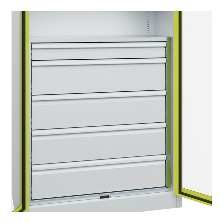 C+P Armoire lourde Acurado Pro 1950 x 1200 x 500 mm 7035/0024